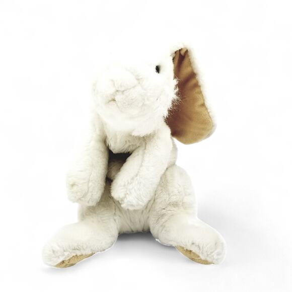 GUND Bunny Rabbit Floppy Eared White w/ Tan Ears #43939 - Picture 2 of 9